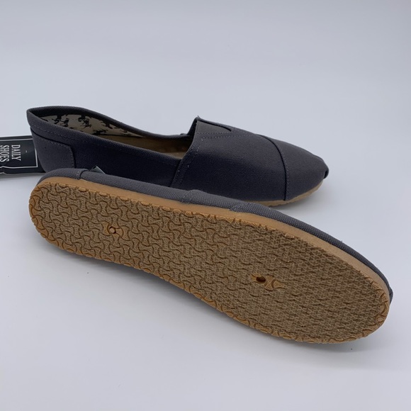 Daily Shoes Walker Linen Charcoal 9 - Picture 6 of 6